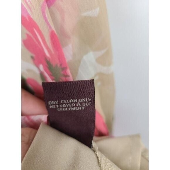 Anthropologie Ranna Gill Womens Top Small Floral Bow Tie Sequined Cottage BOHO - Picture 9 of 11